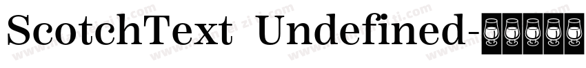 ScotchText  Undefined字体转换